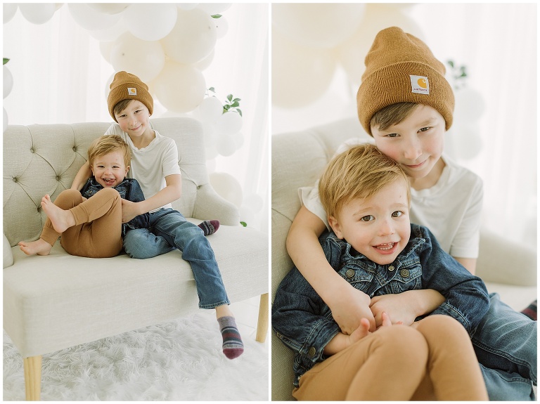 themed winter mini session